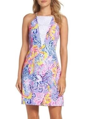 Lilly Pulitzer Pearl Shift Dress is featured in the "Lilac Verbena So Snappy" 4